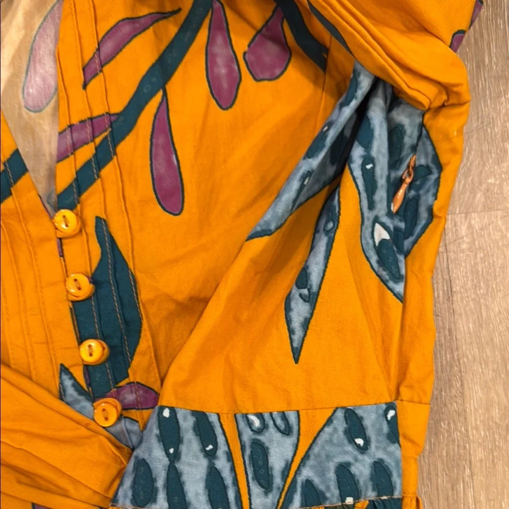 Anthropologie Let Me Be Floral Long Sleeve size XL - Picture 7 of 8